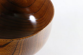 日本銘木 欅の汁椀