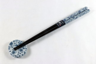 箸と箸置きセット 食器洗乾燥機対応 スイート 青