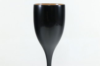 ワインカップ 黒内白塗のカップ部分